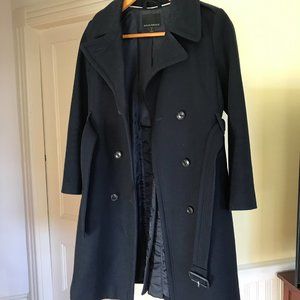 Navy Blue Wool Pea Coat